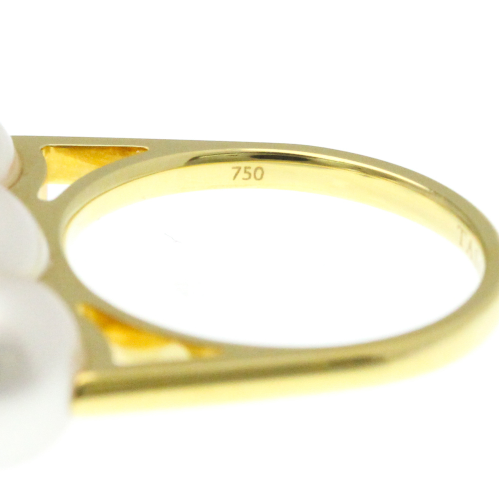 Tasaki Balance Ella Ring Yellow Gold (18K) Fashion Pearl Band Ring Gold - Picture 6 of 10